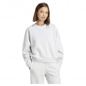 блуза,дамски,блузи,adidas,essentials,small,logo,feelcozy,sweatshirt,white,(light,grey,heather,white)