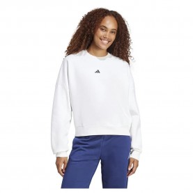 блуза,дамски,блузи,adidas,essentials,small,logo,feelcozy,sweatshirt,white,black,(white)