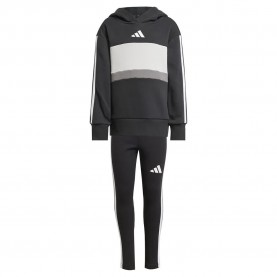 анцуг,детски,анцузи,adidas,seasonal,essentials,tiberio,3,stripes,fleece,leggings,tracksuit,black,white,grey,two,(black)