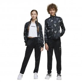анцуг,детски,анцузи,adidas,seasonal,essentials,logo,celebration,tricot,tracksuit,black