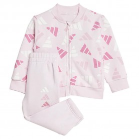 анцуг,детски,анцузи,adidas,seasonal,essentials,logo,celebration,fleece,tracksuit,clear,pink,(pink)