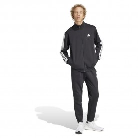 анцуг,мъжки,анцузи,adidas,sportswear,basic,3,stripes,fleece,tracksuit,black,(black)