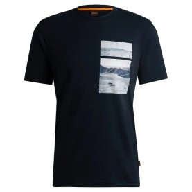 тениска,мъжки,тениски,boss,dune,01,short,sleeve,t,shirt,blue