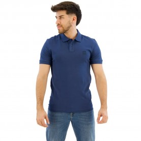 BOSS Passenger 10256683 ORANGE short sleeve polo - Blue (Open Blue) дамски,блузи,с,яка,мъжки,блузи,с,яка,boss,passenger,10256683,orange,short,sleeve,polo,blue,(open,blue)