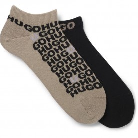 чорапи,мъжки,чорапи,hugo,as,stacked,01,socks,2,pairs,brown,black,(medium,brown)