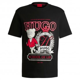 тениска,мъжки,тениски,hugo,daporoni,01,short,sleeve,t,shirt,black