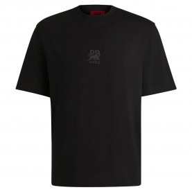тениска,мъжки,тениски,hugo,deckies,rb,01,short,sleeve,t,shirt,black