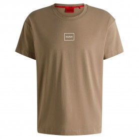тениска,мъжки,пижами,hugo,laze,01,short,sleeve,pyjama,t,shirt,brown