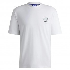 тениска,мъжки,тениски,hugo,nagulop,01,short,sleeve,t,shirt,white