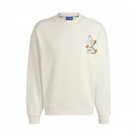 блуза,мъжки,пуловери,hugo,nigotil,01,sweatshirt,white