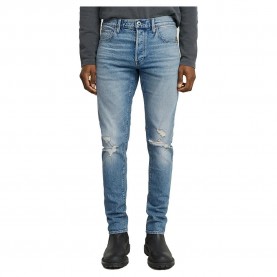 дънки,мъжки,панталони,g,star,3301,slim,jeans,vintage,blue,vapour,destroyed,(blue)