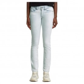 дънки,дамски,панталони,g,star,midge,slim,straight,jeans,blue