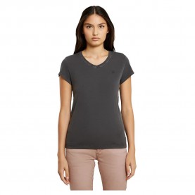 тениска,дамски,тениски,g,star,overdyed,eyben,slim,2.0,short,sleeve,v,neck,t,shirt,dark,black,gd,(black)