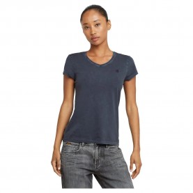 тениска,дамски,тениски,g,star,overdyed,eyben,slim,2.0,short,sleeve,v,neck,t,shirt,grey,(osaka,blue,gd)
