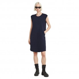 рокля,дамски,поли,и,рокли,g,star,seam,detail,loose,sleeveless,dress,blue