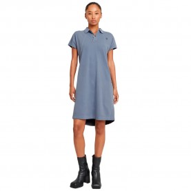 рокля,дамски,поли,и,рокли,g,star,seam,detail,polo,short,sleeve,short,dress,blue