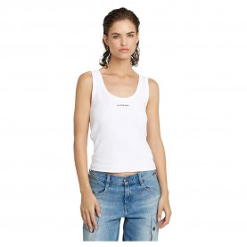 тениска,дамски,тениски,g,star,slim,rib,sleeveless,t,shirt,white