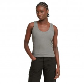 тениска,дамски,тениски,g,star,slim,rib,sleeveless,t,shirt,wild,olive,(grey)
