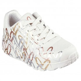 маратонки,детски,маратонки,skechers,uno,lite,trainers,natural,pu,multi,trim,(white)