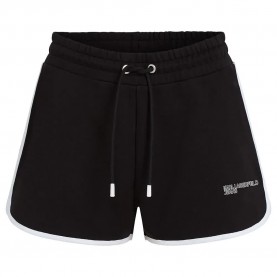 къси,панталони,дамски,панталони,karl,lagerfeld,binding,sweat,shorts,black
