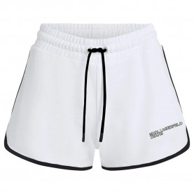 къси,панталони,дамски,панталони,karl,lagerfeld,binding,sweat,shorts,white