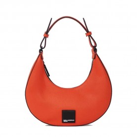 чанта,за,през,рамо,всички,чанти,karl,lagerfeld,box,logo,half,moon,shoulder,bag,poinciana,(orange)