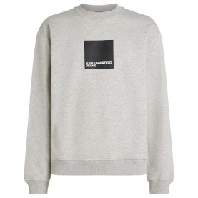 блуза,мъжки,пуловери,karl,lagerfeld,reg,box,logo,sweatshirt,grey