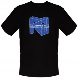 тениска,мъжки,тениски,karl,lagerfeld,reg,cube,logo,short,sleeve,t,shirt,black
