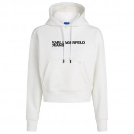 суичър,дамски,блузи,karl,lagerfeld,reg,logo,hoodie,white,(white)