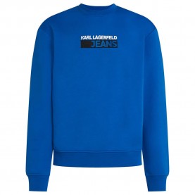 блуза,мъжки,пуловери,karl,lagerfeld,regular,logo,sweatshirt,blue