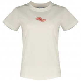 тениска,дамски,тениски,karl,lagerfeld,slim,short,sleeve,t,shirt,white