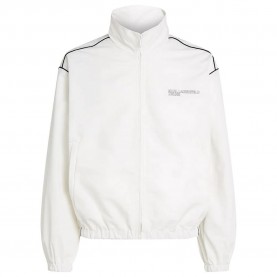 яке,мъжки,якета,karl,lagerfeld,zip,up,piping,jacket,white