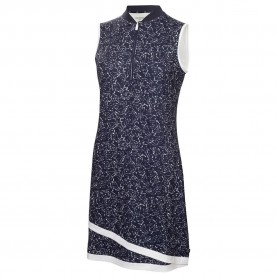 Рокля Calvin klein golf Harmony Printed dress - Grey (Navy) рокля,дамски,поли,и,рокли,calvin,klein,golf,harmony,printed,dress,grey,(navy)