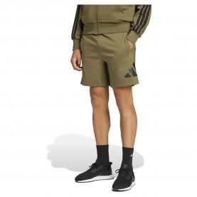 Къси панталони Adidas Essentials Big Logo Single Jersey shorts - Green (Olive Strata / Black) къси,панталони,мъжки,панталони,adidas,essentials,big,logo,single,jersey,shorts,green,(olive,strata,black)