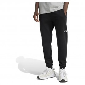 анцуг,мъжки,панталони,adidas,essentials,linear,fleece,cuffed,joggers,black,white,(black)