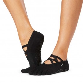 чорапи,дамски,чорапи,toesox,grip,f,t,elle,tec,socks,black,(evolve)