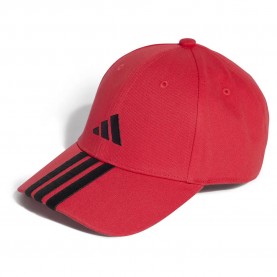 Бейзболна шапка Adidas 3 Stripes New Logo Baseball cap - Red (Pure Ruby / Black) бейзболна,шапка,всички,шапки,adidas,3,stripes,new,logo,baseball,cap,red,(pure,ruby,black)