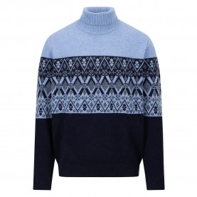 блуза,мъжки,пуловери,fynch,hatton,1410308,high,neck,sweater,blue