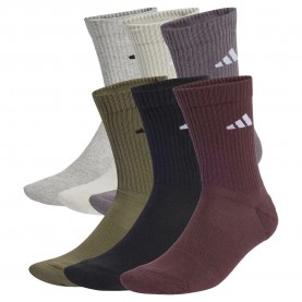 чорапи,мъжки,чорапи,adidas,cushioned,crew,socks,6,units,olive,strata,grey,strata,wonder,alumina,aurora,ruby,(multicolor)