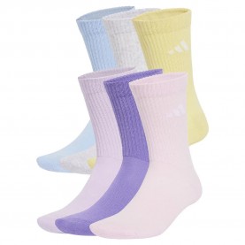 чорапи,мъжки,чорапи,adidas,cushioned,crew,socks,6,units,violet,fusion,ice,lavender,glow,blue,clear,pink,(multicolor)