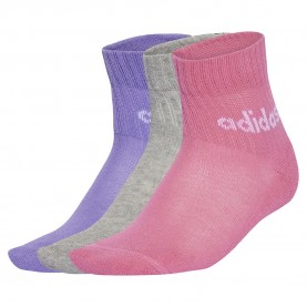 чорапи,детски,чорапи,adidas,linear,short,socks,5,units,multicolor,(true,pink,pink,fusion,violet,fusion,medium,grey,heather)
