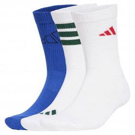 чорапи,мъжки,чорапи,adidas,logo,crew,socks,3,units,white,white,team,royal,blue,(white,blue)