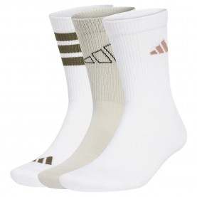 чорапи,мъжки,чорапи,adidas,logo,crew,socks,3,units,white,white,wonder,alumina,(white)