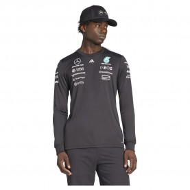 тениска,мъжки,тениски,adidas,mercedes,amg,petronas,f1,team,long,sleeve,t,shirt,black,white,(grey)