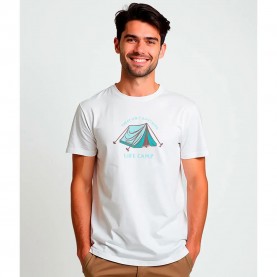 Тениска Kruskis Anything Like Camp short sleeve T-shirt - White (White) тениска,мъжки,тениски,kruskis,anything,like,camp,short,sleeve,t,shirt,white,(white)