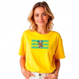тениска,дамски,тениски,kruskis,backpack,short,sleeve,t,shirt,yellow,(yellow)