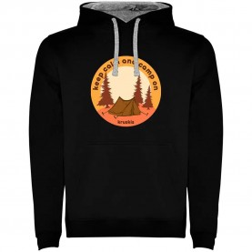 суичър,мъжки,пуловери,kruskis,camp,on,hoodie,black,grey,(black)