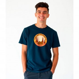 Тениска Kruskis Camp On short sleeve T-shirt - Blue (Denim Blue) тениска,мъжки,тениски,kruskis,camp,on,short,sleeve,t,shirt,blue,(denim,blue)