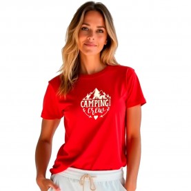 тениска,дамски,тениски,kruskis,camping,crew,short,sleeve,t,shirt,red,(red)