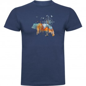 тениска,мъжки,тениски,kruskis,compass,bear,short,sleeve,t,shirt,denim,blue,(blue)